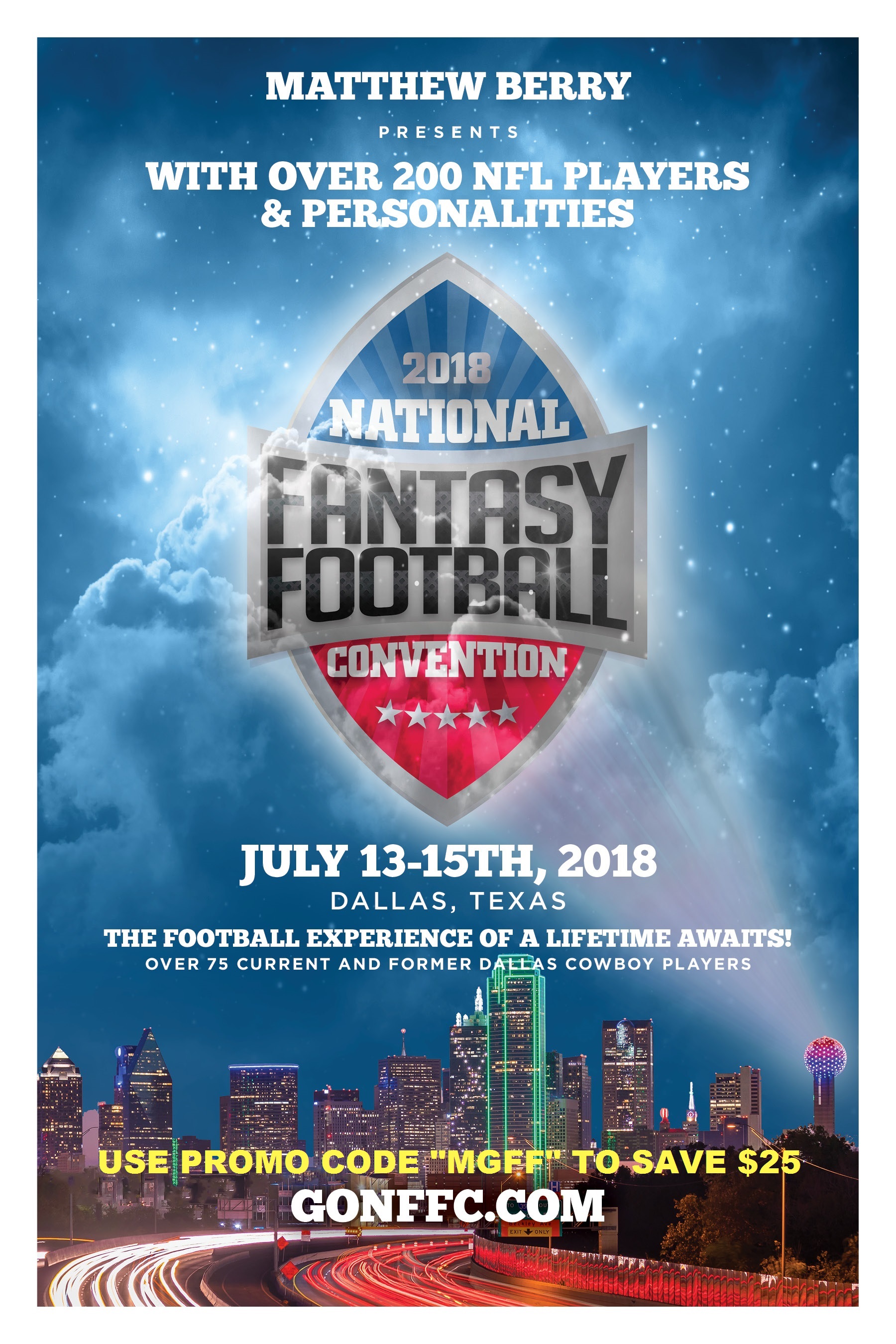 Todo listo para la National Fantasy Football Convention Estadio Fantasy